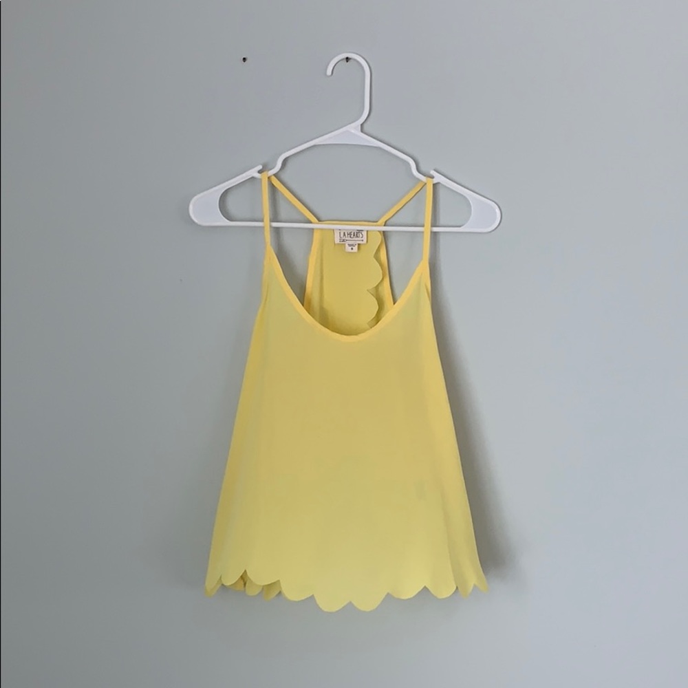 Sheer tank top